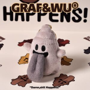 (預購)GRAF迷你灰便便鬼吊飾