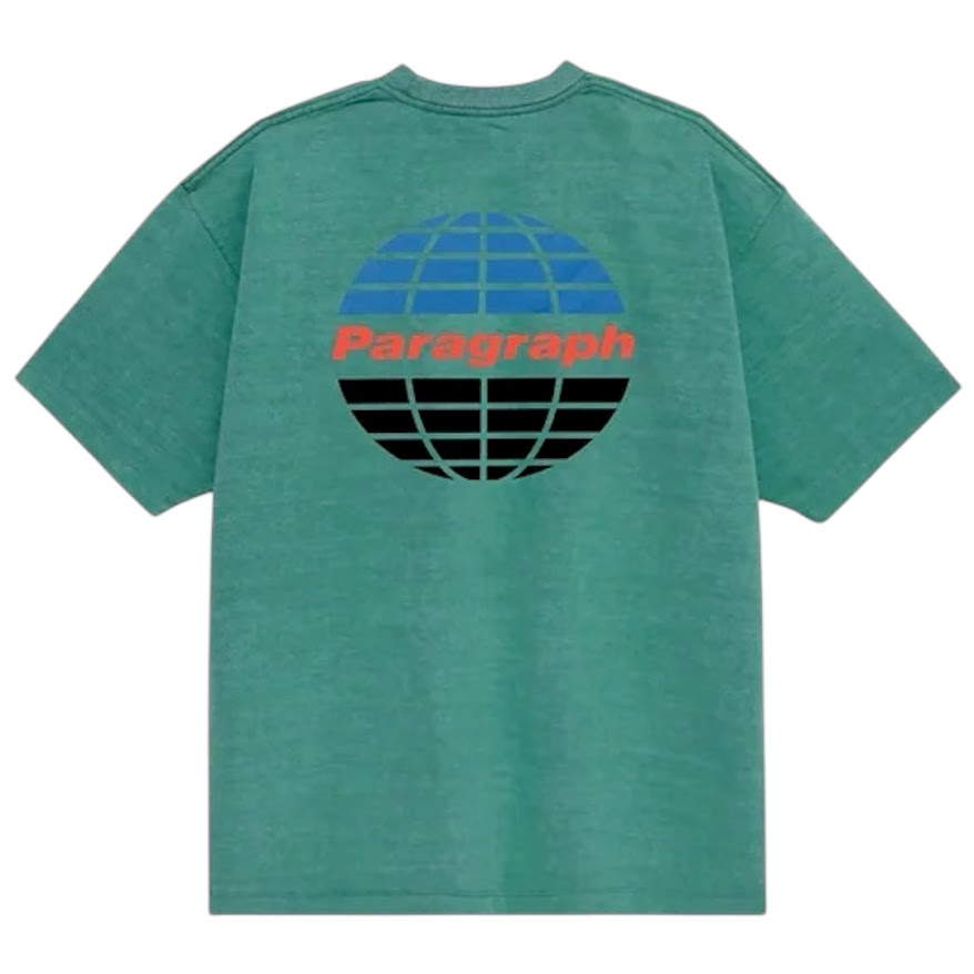 PARAGRAPH  circle logo短T/綠