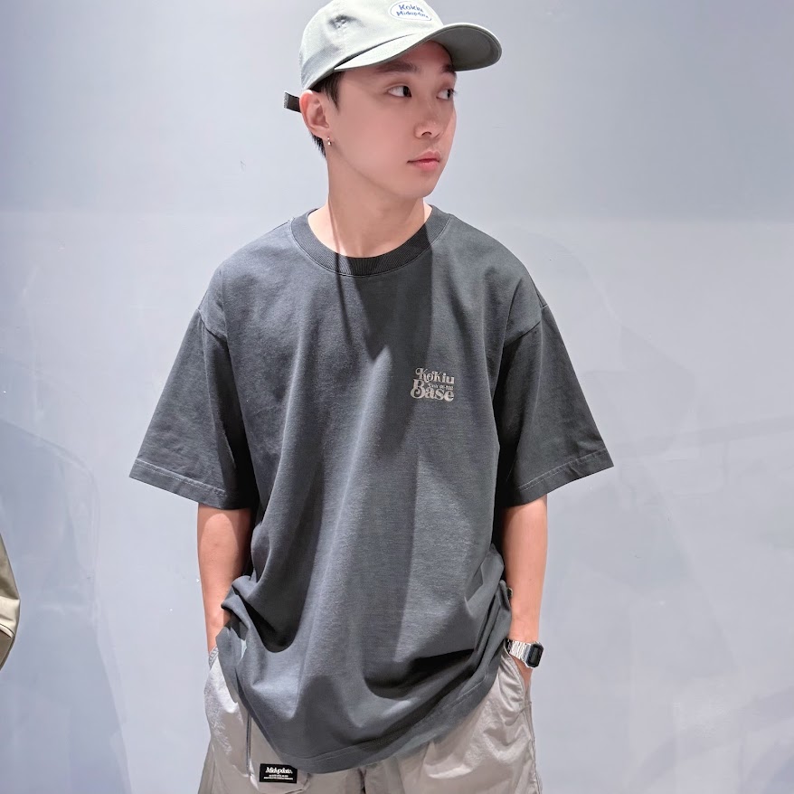 MIDUPDATE阿蘇特染KoKiu短T/深灰