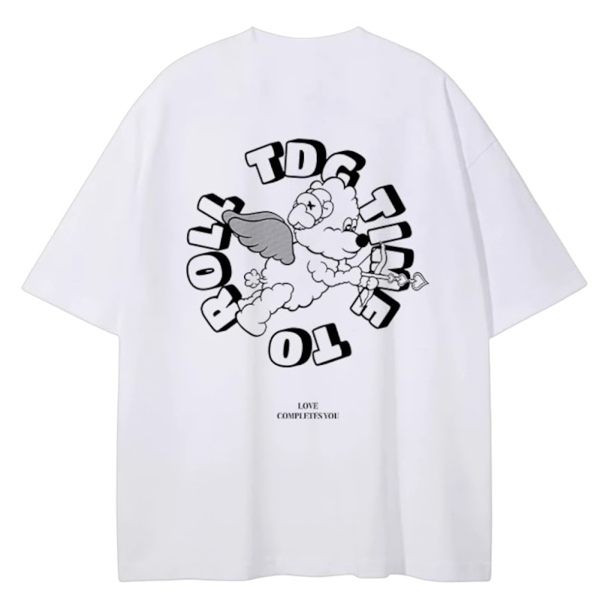 TDG COOBY天使短T/白