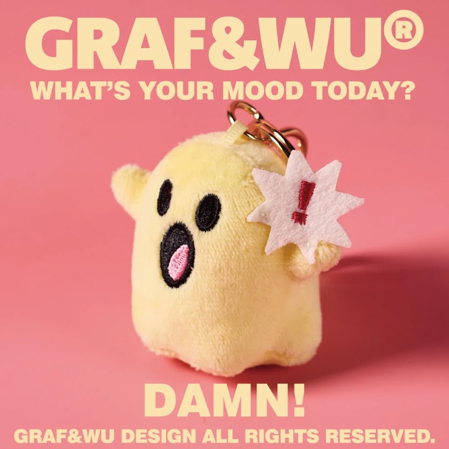 迷你震驚鬼吊飾