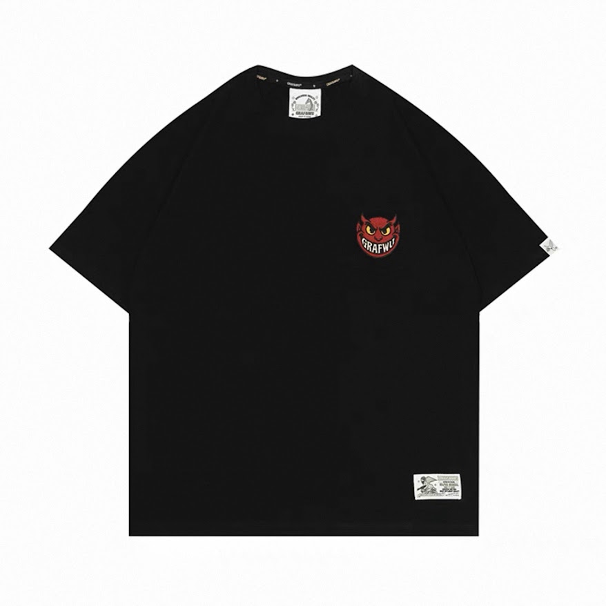 GRAF GoofyFace惡魔涼感口袋短T/黑