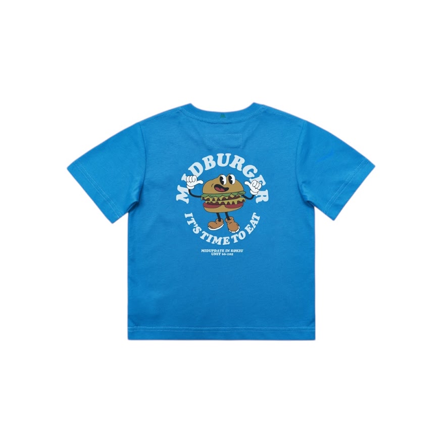 <童裝>MIDUPDATE可愛BURGER童裝/彩藍
