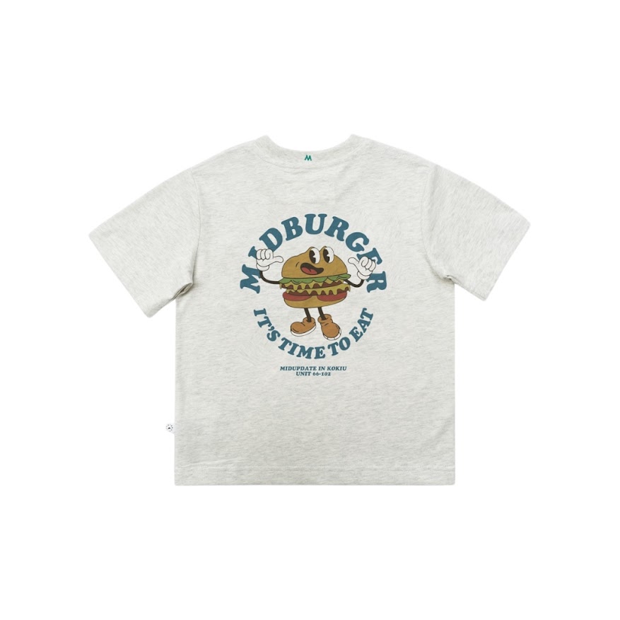 <童裝>MIDUPDATE可愛BURGER童裝/花灰