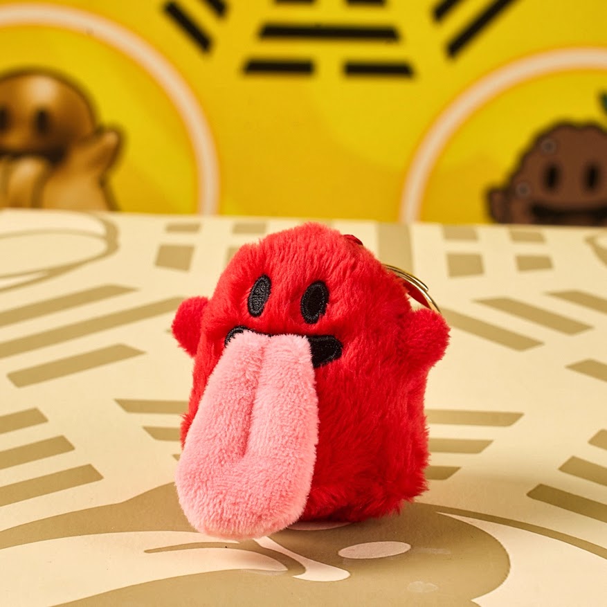 迷你火可愛鬼吊飾