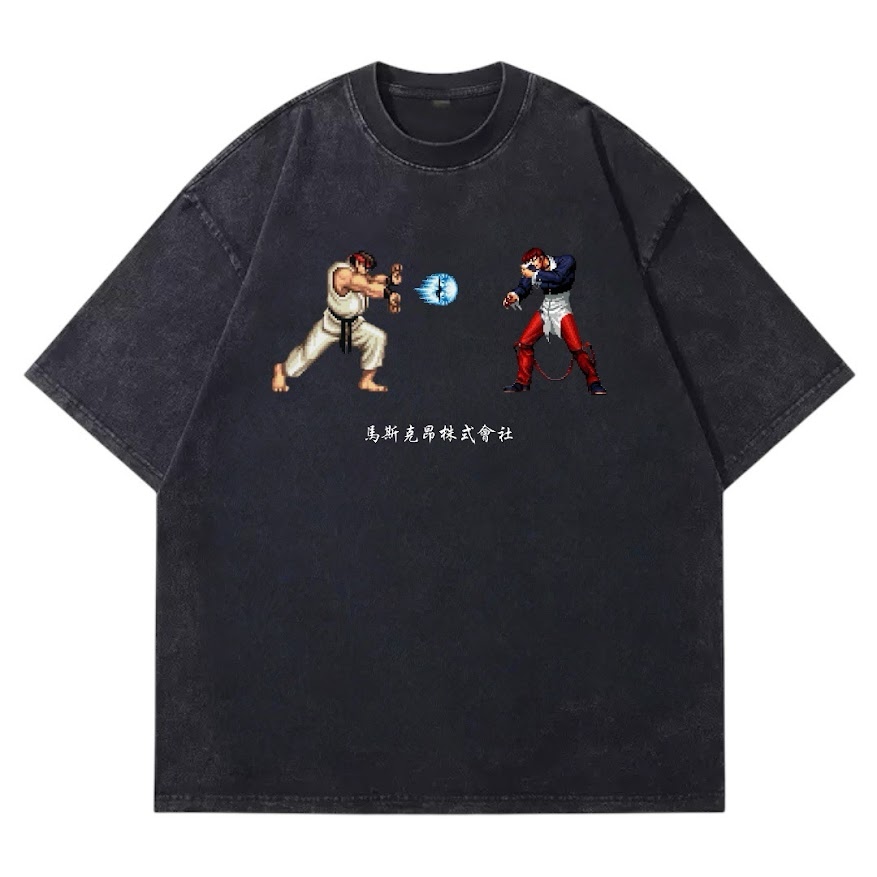 馬斯克昂快打旋風水洗短T