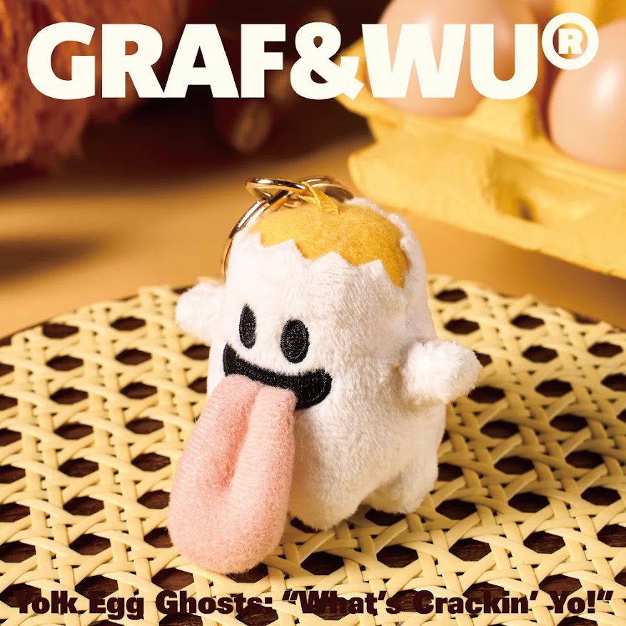 迷你白雞蛋鬼吊飾