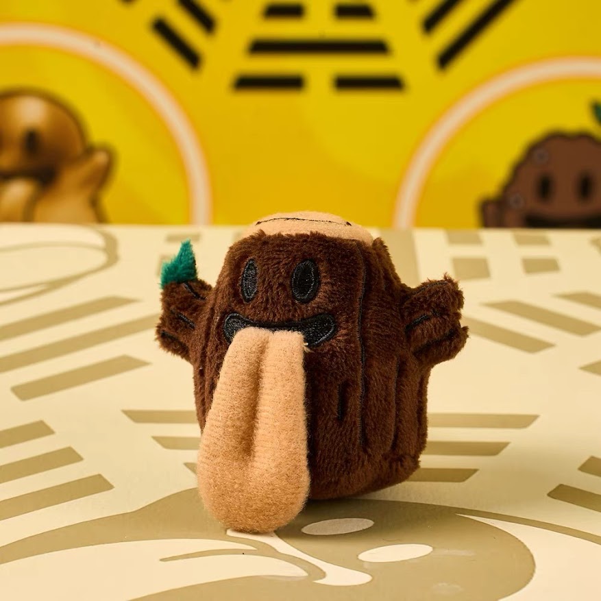 迷你木頭鬼吊飾