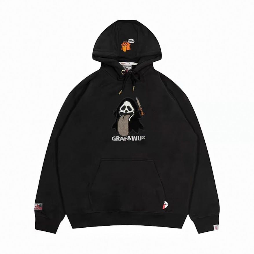 GRAF驚聲尖叫鬼帽T/深灰