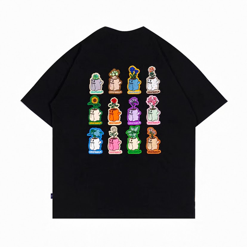 GRAF 12盆栽鬼短T/黑