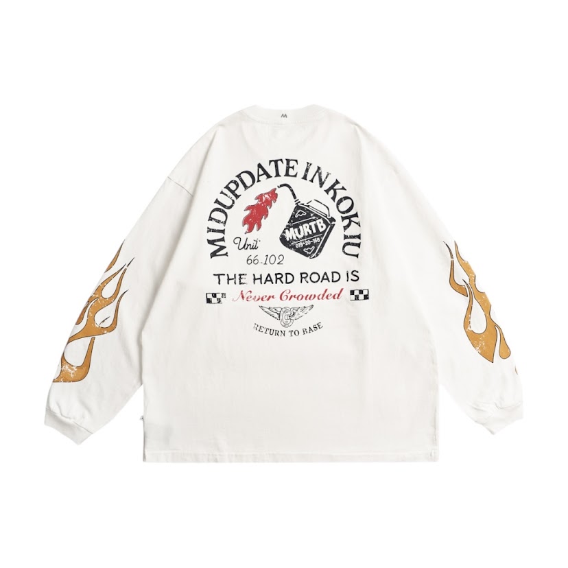 MIDUPDATE烈焰之路長T/白