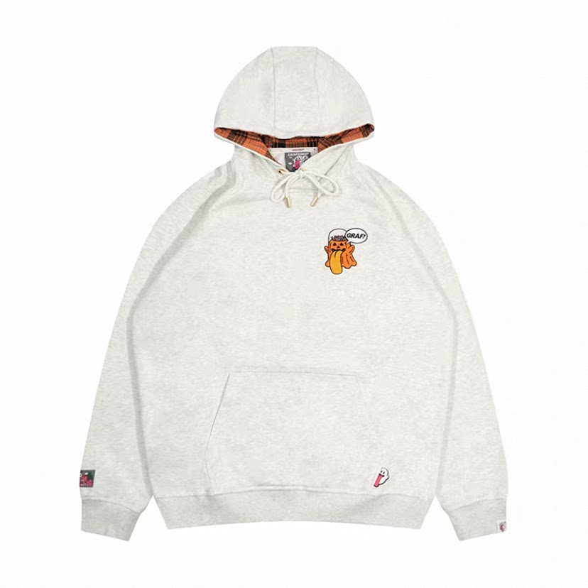 GRAF南瓜萬聖節帽T/灰白