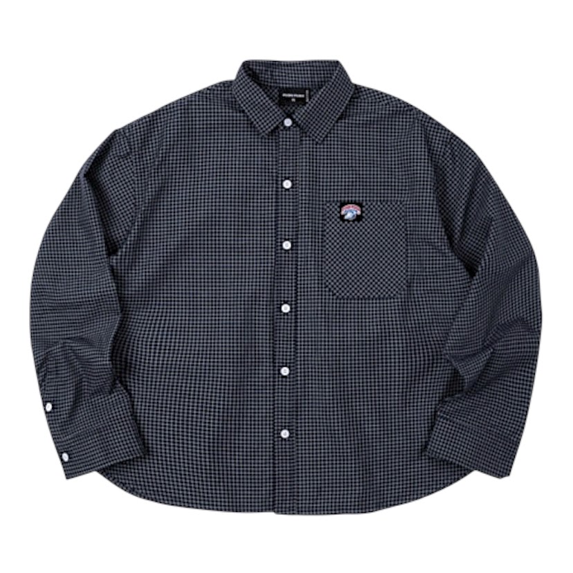 (現+預購)PUSH PUSH格紋長袖襯衫/藍