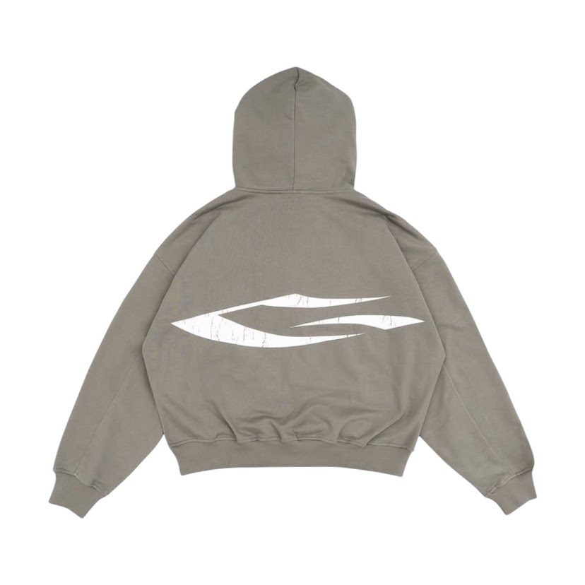 (現+預購)GAMBLE LOGO BOXY拉鍊外套/燕麥灰