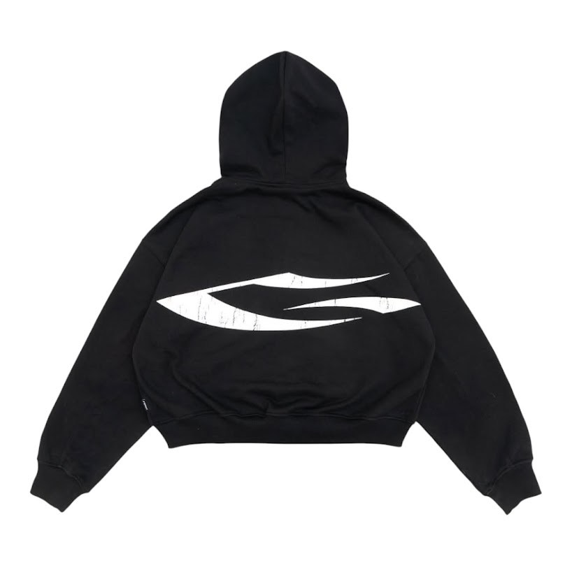 (現+預購)GAMBLE LOGO BOXY拉鍊外套/黑