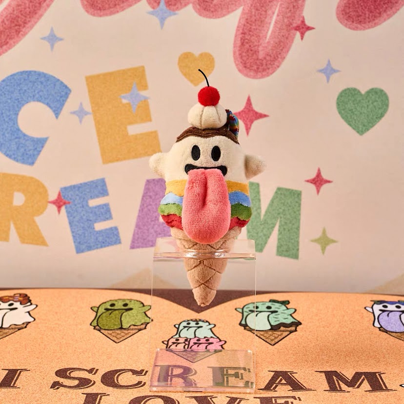 GRAF彩虹冰淇淋鬼吊飾